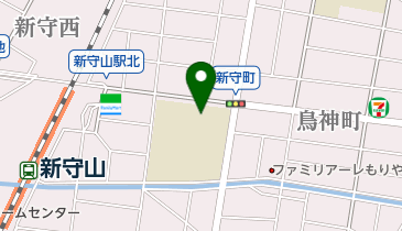 守山西地域スポーツセンターの地図画像