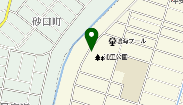 浦里コミュニティセンターの地図画像