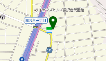 黒石消防団の地図画像