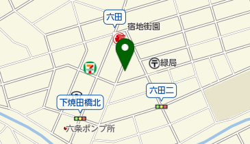 アオヤマ理容の地図画像