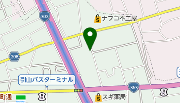 引山はり灸院の地図画像