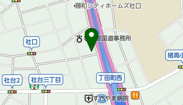 猪高コミュニティセンターの地図画像