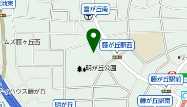 藤が丘コミュニティセンターの地図画像