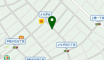 よもぎ台整体院の地図画像