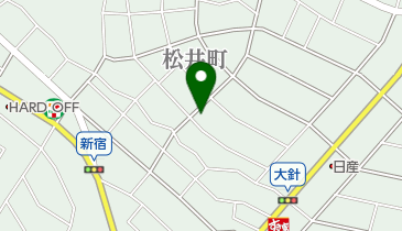 栄光聖書教会の地図画像