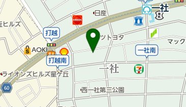 バイオリズムセンターの地図画像