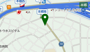 東名動物病院の地図画像