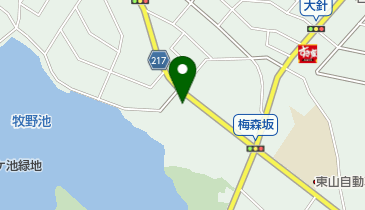 牧の池どうぶつ病院の地図画像