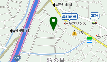 河田商店の地図画像