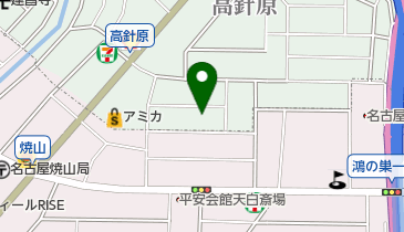 熱帯魚リース名東の地図画像