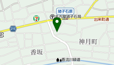 猪子石販売所の地図画像