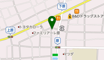 原公民館の地図画像