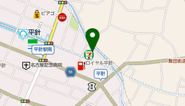 平針スクールユニフォームの地図画像