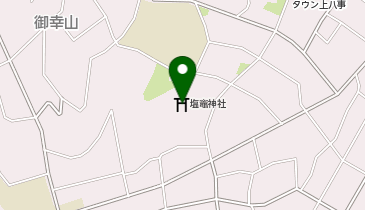 八事塩竈神社の地図画像