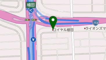 ロイヤル植田管理人室の地図画像