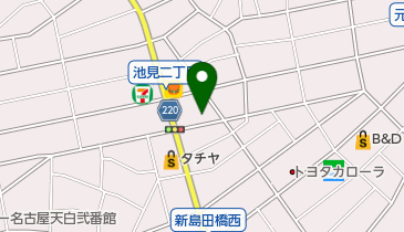 花村米穀元八事店の地図画像