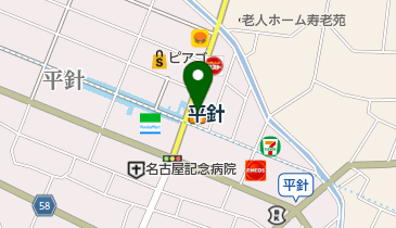 第二名東薬局の地図画像
