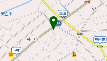 ドラゴン島田店の地図画像