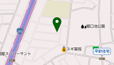 平針自転車等保管場所の地図画像