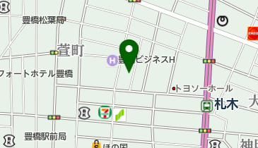 国盛商業株式会社の地図画像
