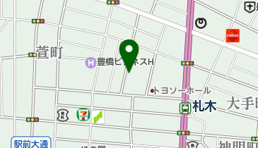 大門屋かばん店花園店の地図画像