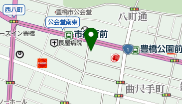 池坊豊橋支部の地図画像