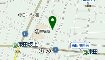 アートスクールぱれっとの地図画像
