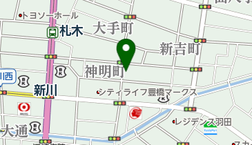 よしかわカイロプラクティック整体院の地図画像