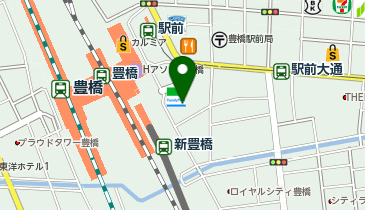 愛知県中小企業団体中央会東三河支所の地図画像