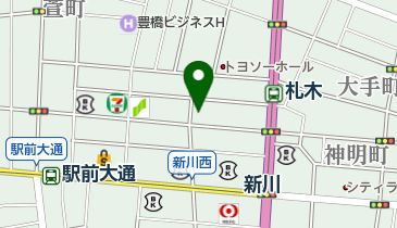 ホテイヤ毛糸店の地図画像
