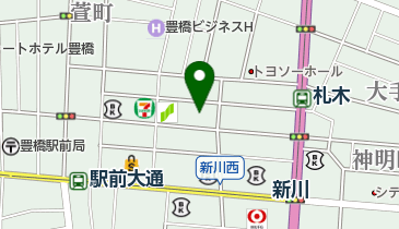 ナガセビューティケア豊橋オフィスの地図画像