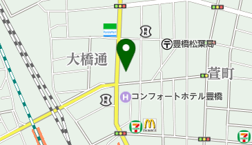 富岡屋本店の地図画像