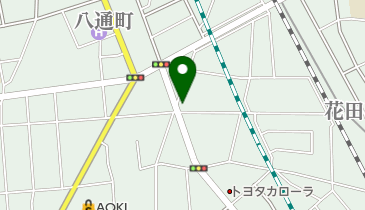 山田自転車商会の地図画像
