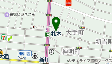 マルス自転車店の地図画像
