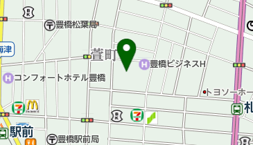 豊橋別院の地図画像