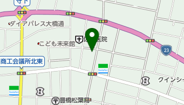山吉精肉店の地図画像