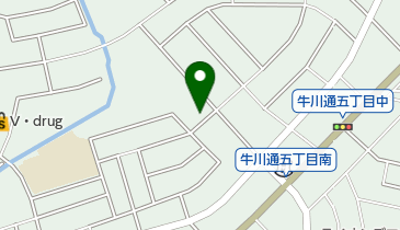 寝具の近田の地図画像