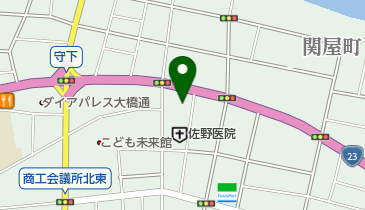 日本共産党東三地区委員会の地図画像
