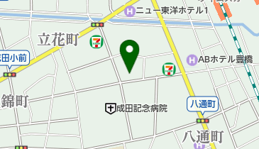 豊橋有料車庫柴田の地図画像