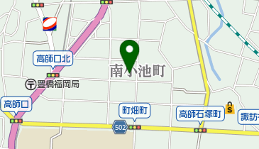 プールスクエアの地図画像