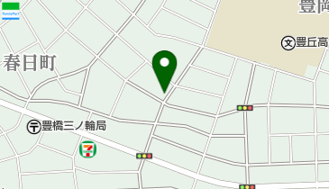 髪の温度の地図画像