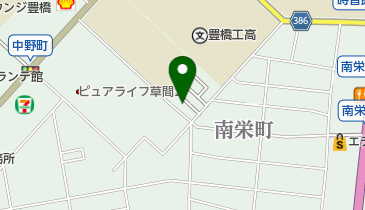 美容室ぶりらんての地図画像