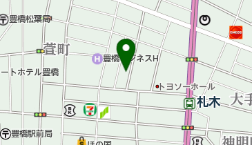 みうらや洋装店の地図画像