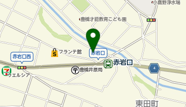 キングファミリー 豊橋赤岩店の地図画像