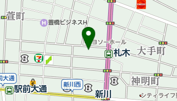 彦坂米穀店魚町店の地図画像