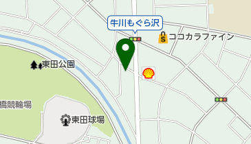 雀荘二ツ橋の地図画像