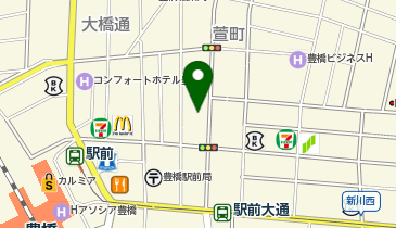 ポールスミス豊橋店の地図画像