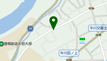 アダム理容店の地図画像
