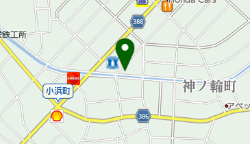 カットクローバーニシダの地図画像