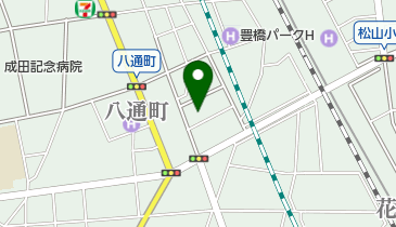 ホテルユアーズの地図画像